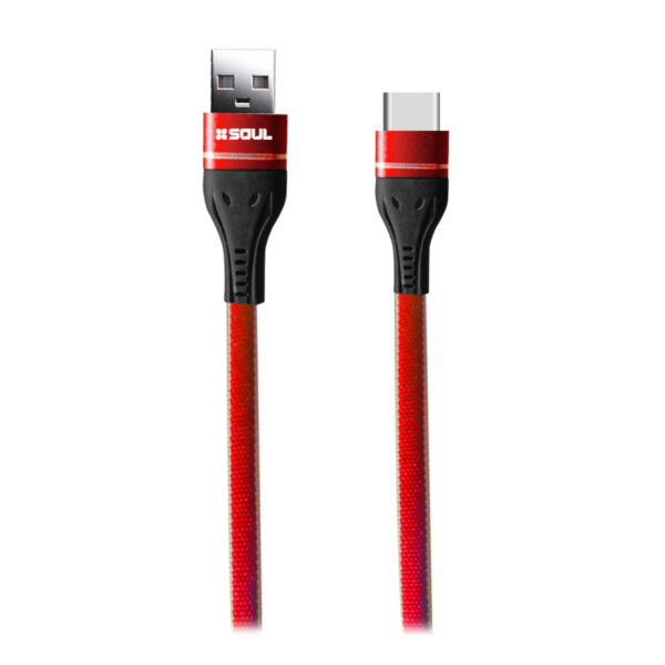 Cable Usb Soul Denim Micro Usb Lightning Type C 2A Reforzado 1 Metro - Image 2