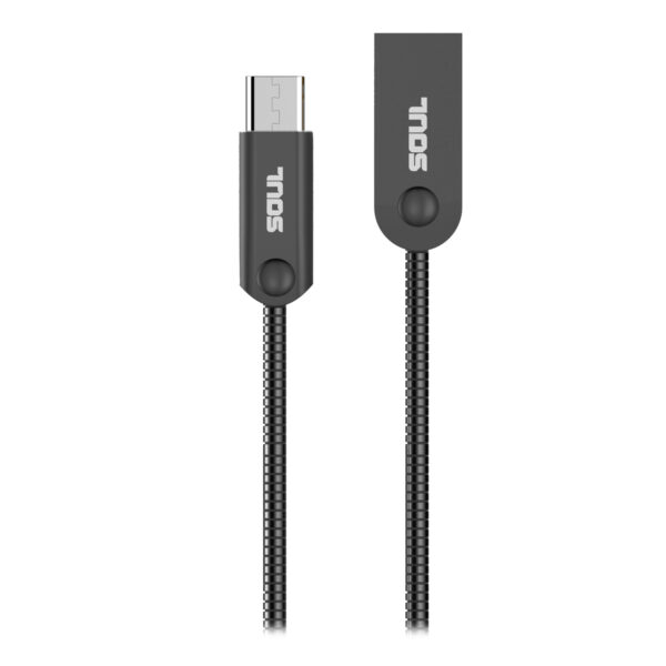 Cable Usb Soul Iron Flex Micro Usb Lightning Type C 2A Reforzado 1 Metro - Image 4