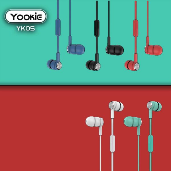 Auricular Manos Libres Yookie YK-05 In-Ear con cable 3.5 mm