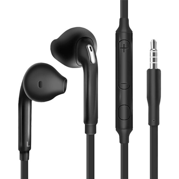 Auriculares Manos Libres S7 In-Ear con cable 3.5mm Blanco y Negro