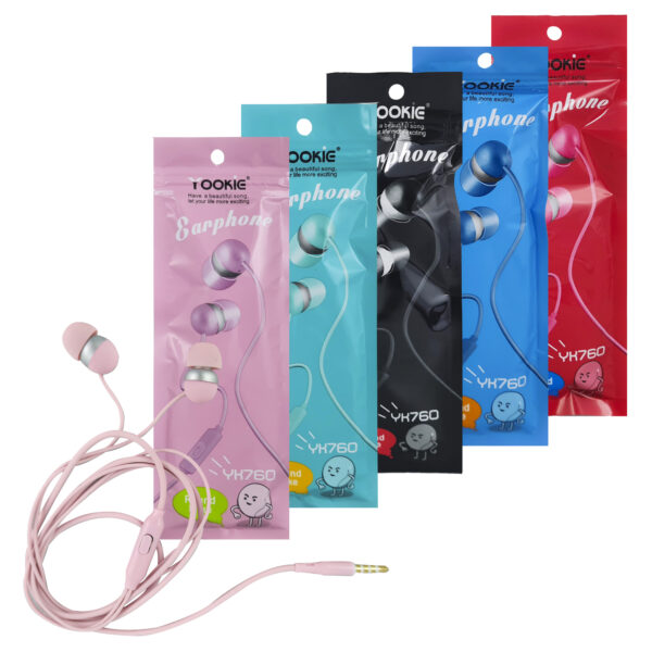 Auricular Manos Libres Yookie YK-760 In-Ear con cable 3.5 mm - Image 4