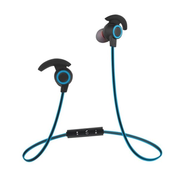 Auricular Inalámbrico Running BSTP-01 In-Ear bluetooth negro y azul