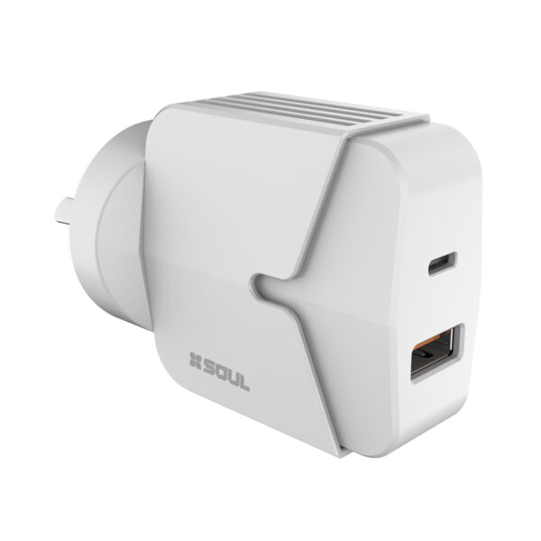 Cargador Viajero Fast Charge Usb + Pd Blanco - Image 2