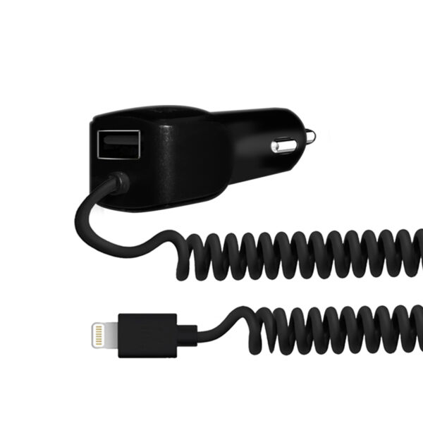 Cargador Auto Soul 2A Usb + Cable Type C / Micro / Ligthning - Image 3