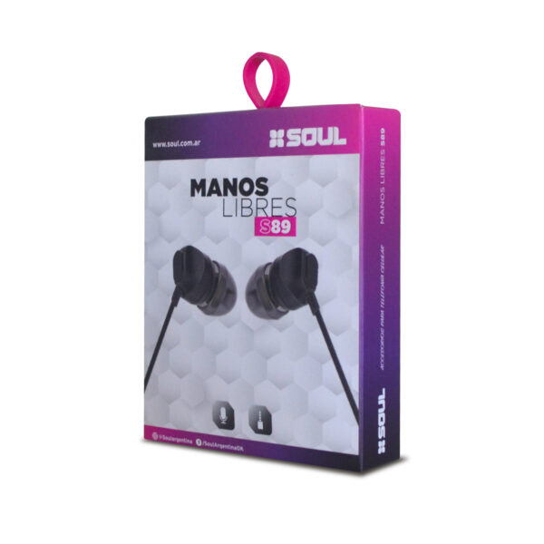 Auricular Manos Libres Soul S89 In-Ear con cable  3.5 mm