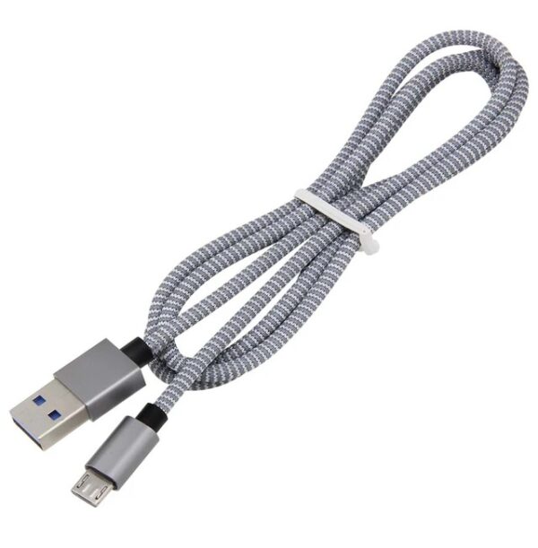 Cable Usb Kosmo Micro Usb V8 Aluminio Reforzado 3 Metros