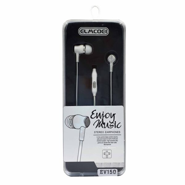 Auricular Manos Libres Elmcoei EV-150 In-Ear con cable 3.5 mm