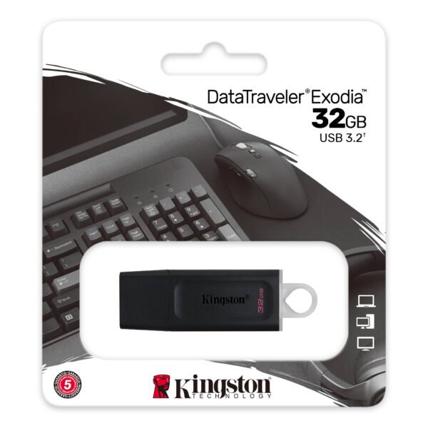 Pendrive 32Gb Kingston Exodia Usb 3.2 Dtx Usb