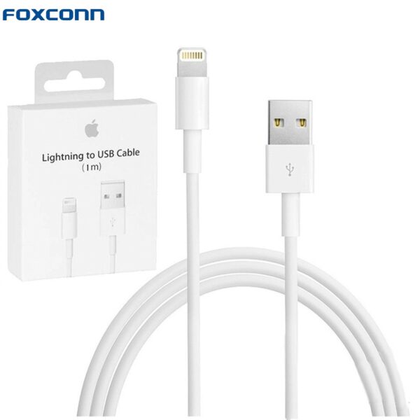 Cable Usb Foxconn Lightning Original Foxconn Blanco 1 Metro