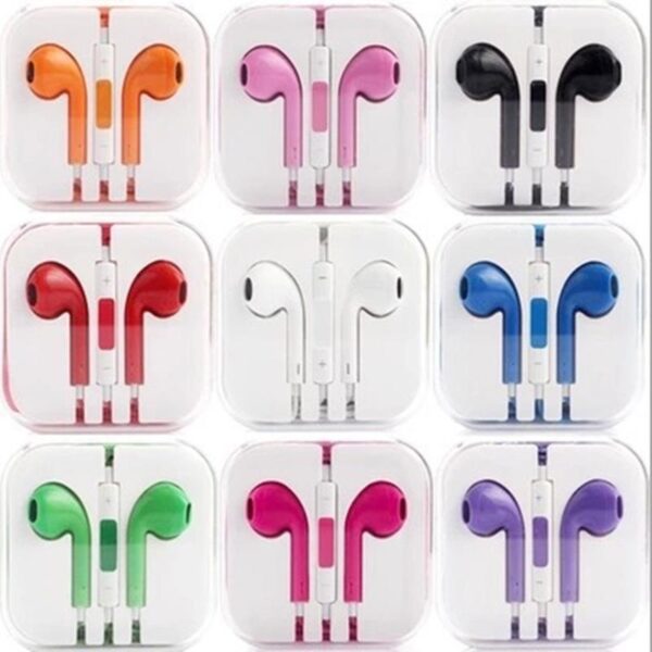 Auricular Manos Libres marca generica airpods colores In-Ear con cable 3.5 mm - Image 3