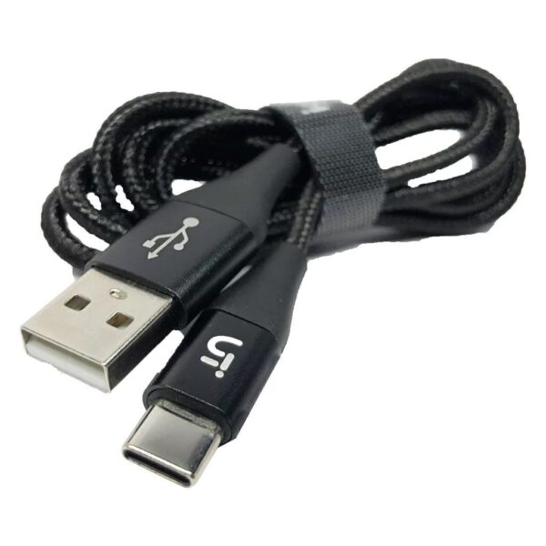 Cable Usb Iglufive I5 Micro Usb Type C Mallado Reforzado Negro 1 Metro - Image 2