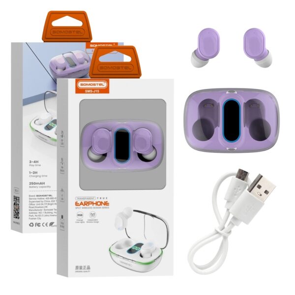 Auricular Inalámbrico TWS Somostel J15 In-Ear bluetooth - Image 10