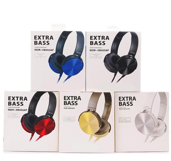 Auricular marca generica XB450 Extra Bass con cable - Image 2