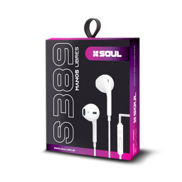 Auricular Manos Libres Soul S389 In-Ear con cable  3.5 mm