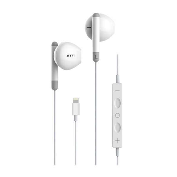 Auricular Manos Libres Soul S589 In-Ear con conector Lightning blanco - Image 2