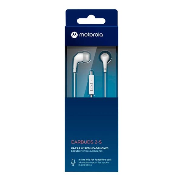 Auricular Manos Libres Motorola Moto 2-S Earbuds In-Ear con cable  3.5 mm