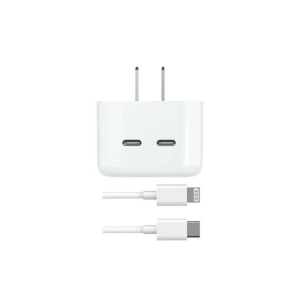 Cargador Viajero Dual Usb-C (50W) S/Cable -