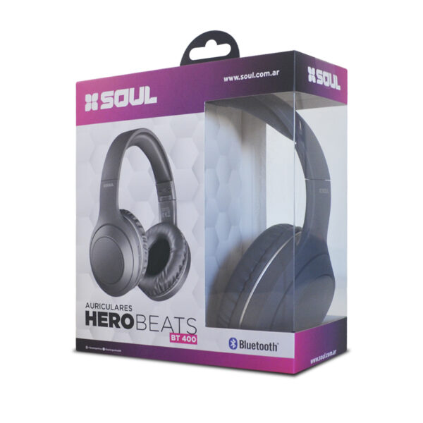 Auricular Inalámbrico Soul BT400 Hero Beats bluetooth - Image 5