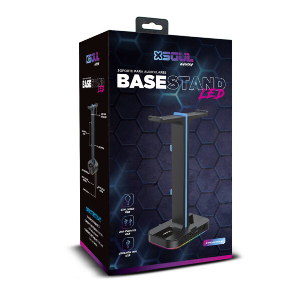 Base Soul Para Headset Rgb+ Hub Usb - Image 3