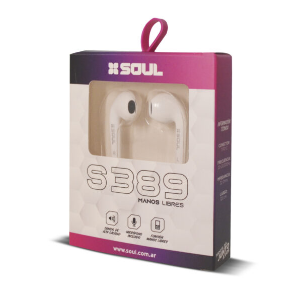 Auricular Manos Libres Soul S389 In-Ear con cable Type C - Image 4