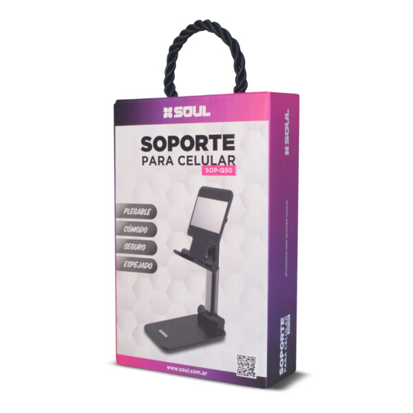 Soporte Escritorio Soul plegable con Espejo Q50 - Image 2