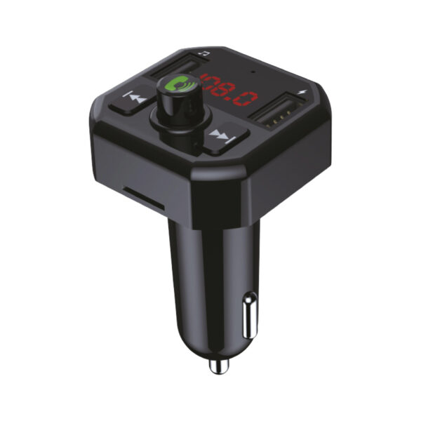 Modulador FM de Auto Soul Fm50 Cargador Tf Manos Libres Led - Imagen 2