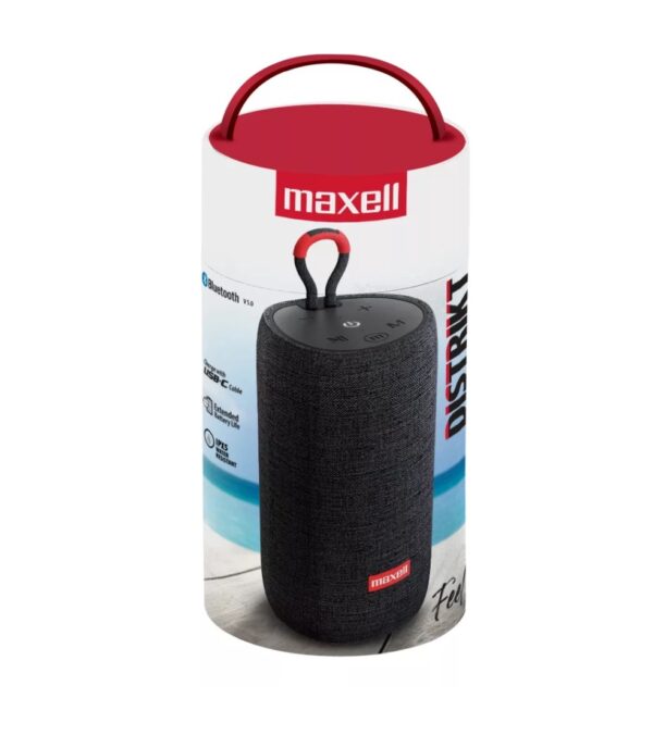 Parlante Maxell Distrikt Bluetooth Portable Negro - Image 2