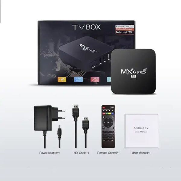 Tv Box Android 13 - 4k 32Gb Ram de Memoria + 512 Gb Hevc H.265 MXQ-9 Hytoshy Xm-10 - Imagen 2
