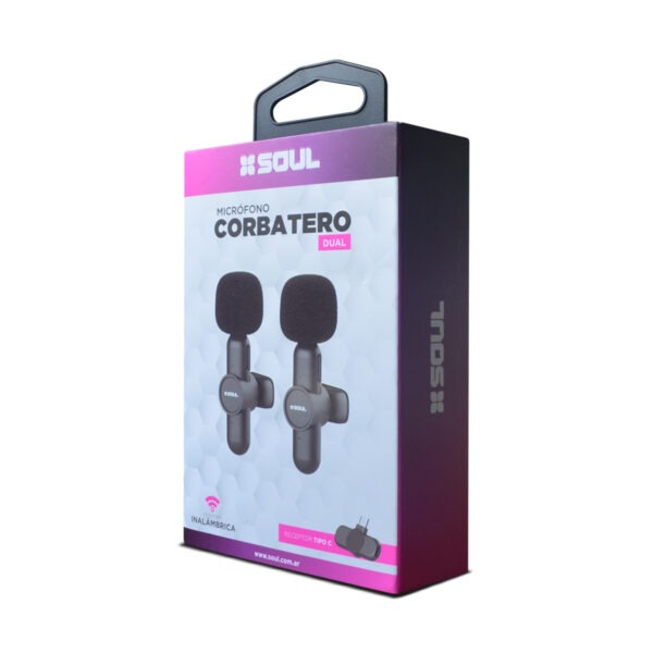 Microfono Corbatero Inalambrico MIC-C2 Soul x2 - Imagen 4