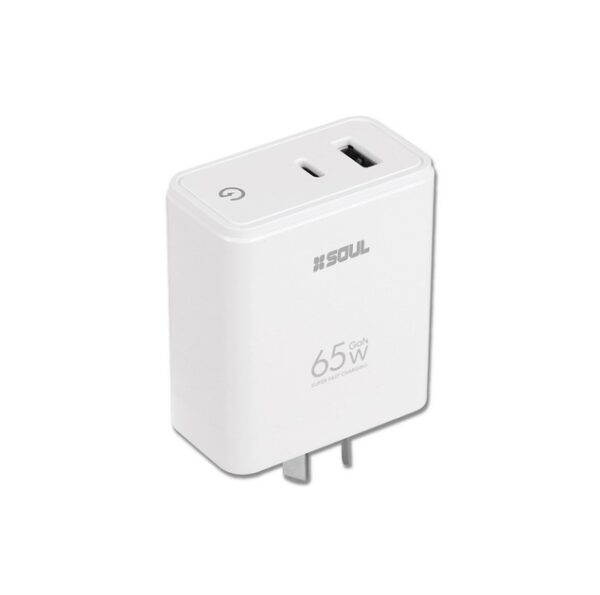 Cargador de Pared Soul Fast Charge USB + PD 65W sin Cable