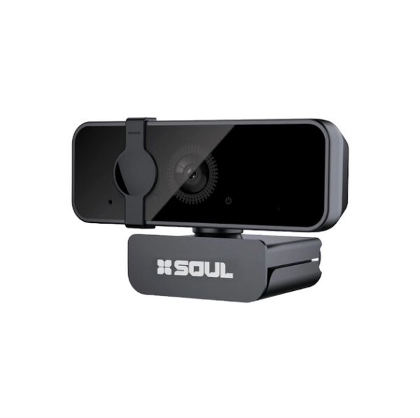 Webcam Usb Soul Full HD con Soporte Negro