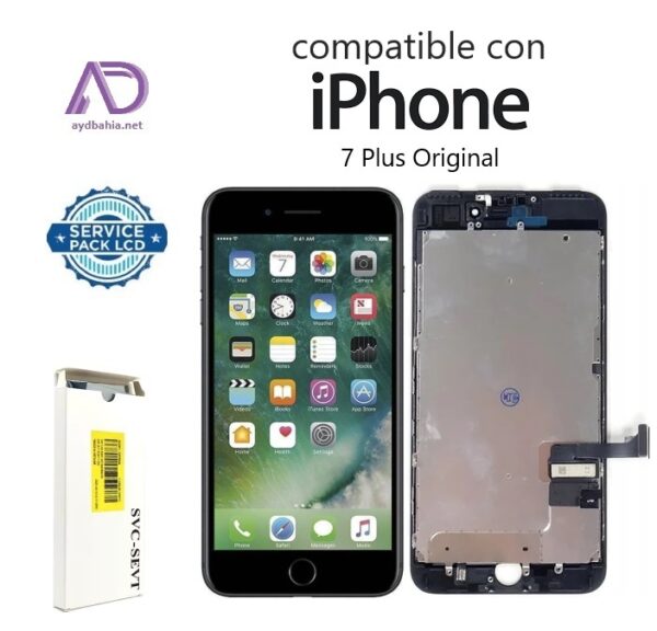 Modulo iPhone 7 Plus Negro Calidad Original Linea Premium