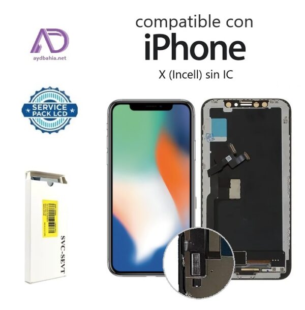 Modulo iPhone X Calidad Incell Remplazo del Original Linea Premium