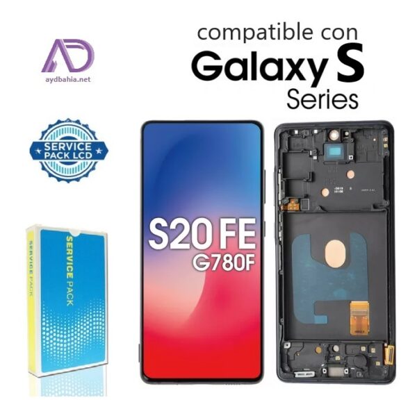 Modulo Samsung S20fe con Marco Calidad Original Linea Premium