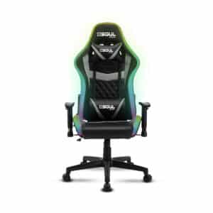 Silla Gamer Soul CH-500 Sillon Gaming RGB Luces led Negro