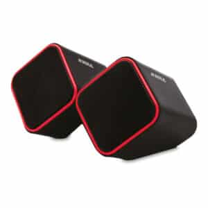 Parlante Soul Usb Office Negro y Rojo para PC Notebook Macbook