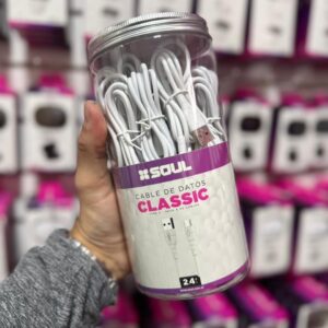 Frasco x30 unidades Cable Usb Classic Soul