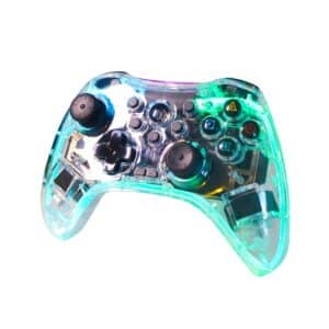 Joystick Bluetooth Led Soul P500 Transpartente PS5 PS4 PS3 PC Consola