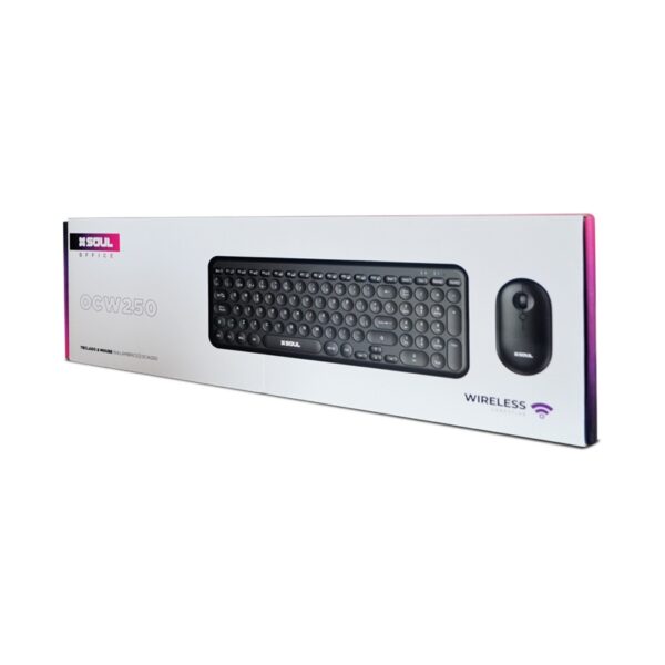 Combo Teclado + Mouse Inalambrico Soul Office OCW-250 - Imagen 3