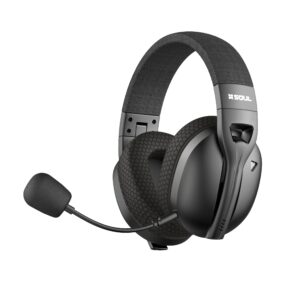 Auricular Vincha Soul Gaming Office Bluetoot + Cable 3.5mm H100 Negro