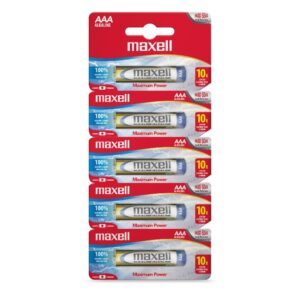 PILA ALCALINA MAXELL AAA LR03 PK X5 TRQ (100 MB) - 24001IC06006253L