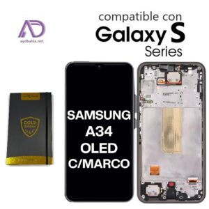 Modulo Samsung GE A34 4G 5G Small Oled C/Marco