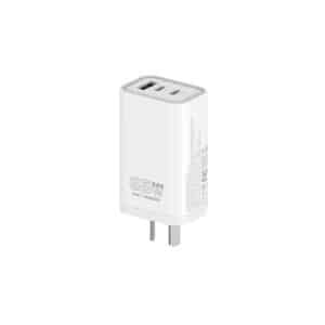Cargador Viajero FC PDx2+USB 65W GaN s/Cable