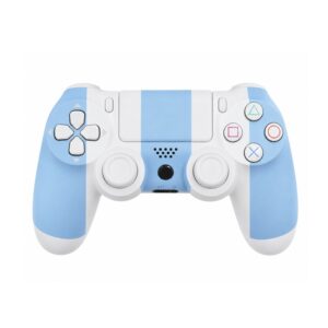 Joystick Inalámbrico Celeste y Blanco